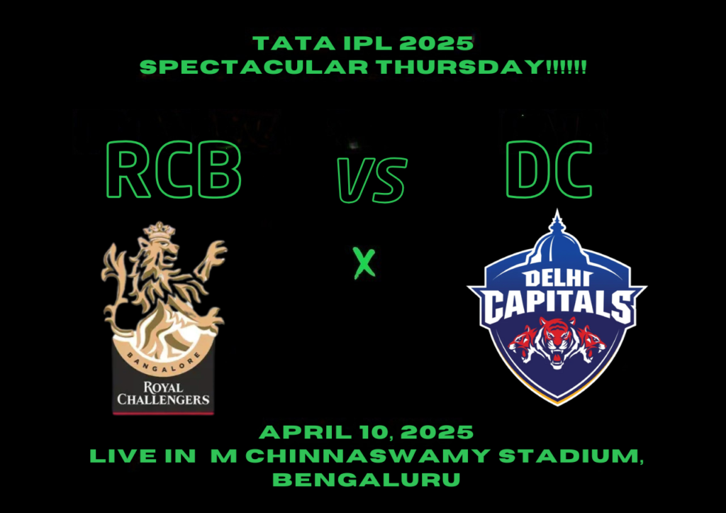 RCB VS DC