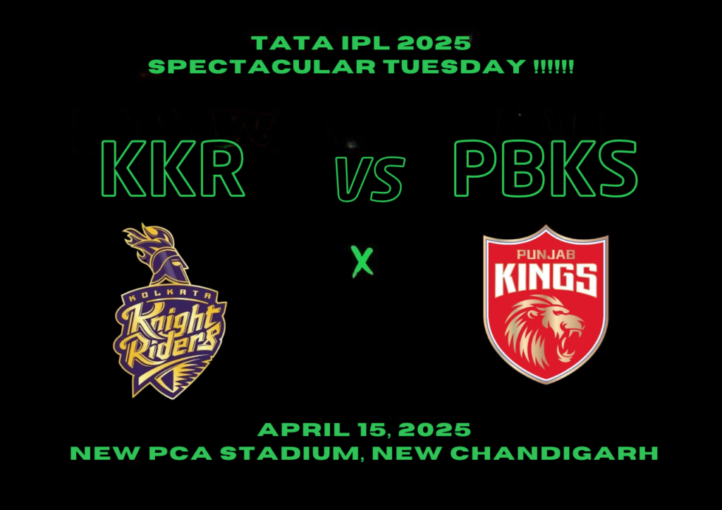 🔥 IPL 2025 KKR vs PBKS: Fiery Rivalry Reignites – Kings and Knights Face Off in High-Stakes Match 31