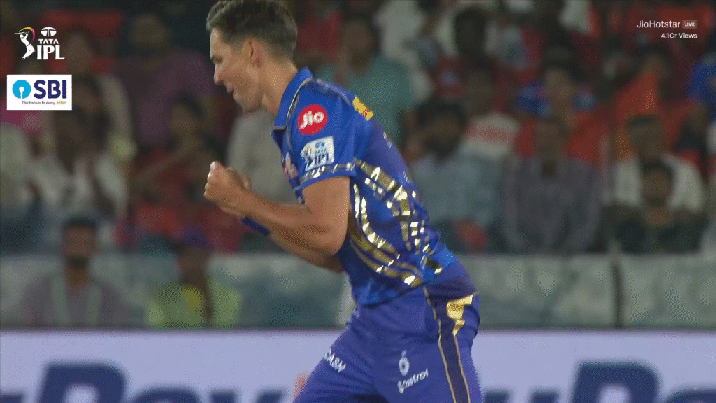 "Counterattack: Boult delivers a lethal blow in MI vs SRH IPL 2025"