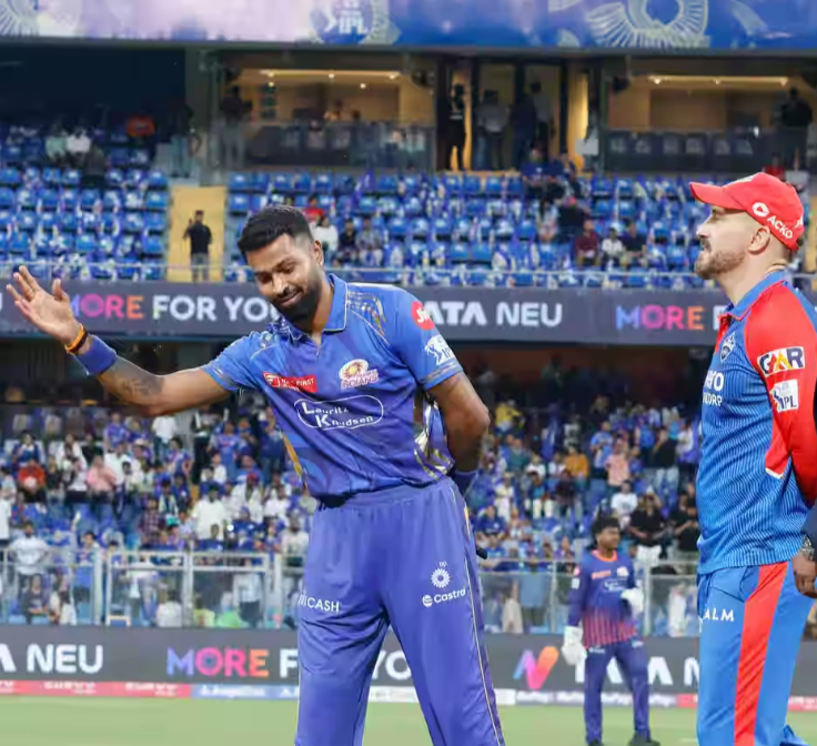 MI players celebrate a commanding 59-run win over DC to clinch the final IPL 2025 playoff spot
